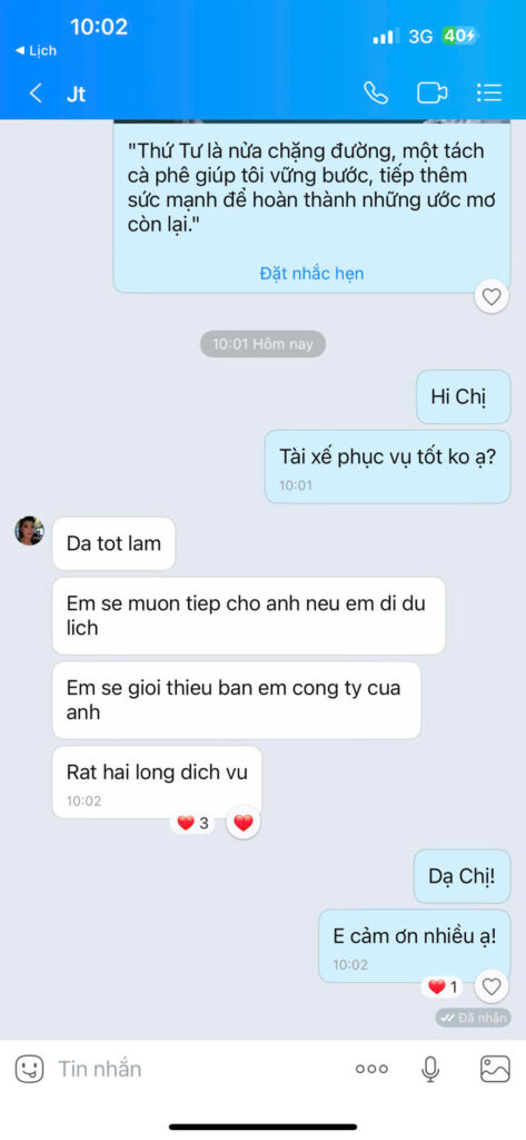 Bạn Jt đánh giá