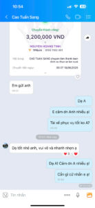 Bạn Cao Tuấn Sang đánh giá