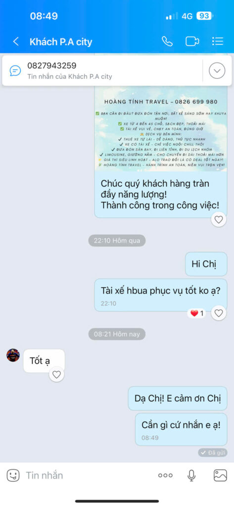 Bạn Khách P.A City đánh giá