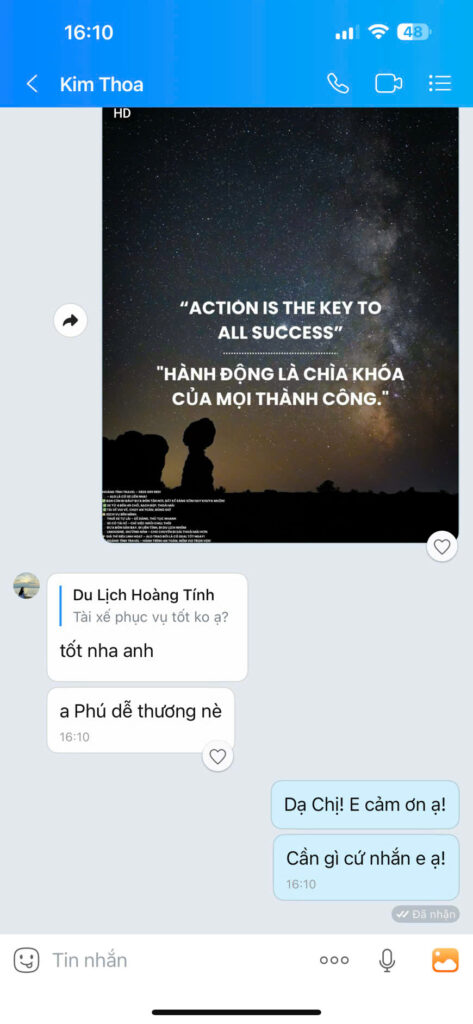 Bạn Kim Thoa đánh giá